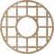 Ekena Millwork O'Neal Wood Fretwork Pierced Ceiling Medallion, Red Oak, 22"OD x 8"ID x 3/8"T CMWP22X22X0375ONRO - alternate 4